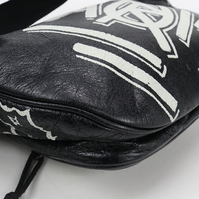 BALENCIAGA Belt bag Graffiti 529550 body bag leather Men
