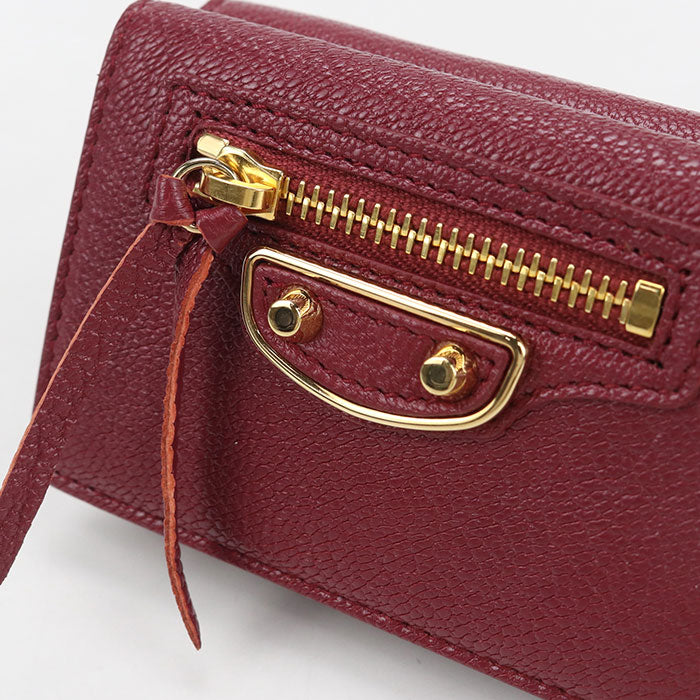 BALENCIAGA Tri-fold wallet Edge City 470059 Three fold wallet Calfskin Women