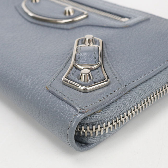 BALENCIAGA continental zip wallet 390187 PurseZip Around leather Women's