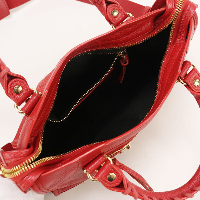 BALENCIAGA Classic Mini City BG94183 Handbag leather/Classic Mini City Women