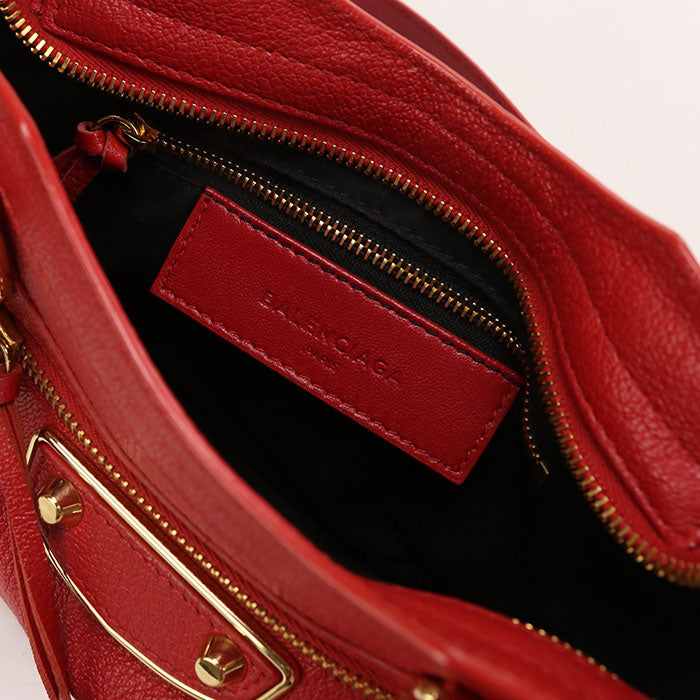 BALENCIAGA Classic Mini City BG94183 Handbag leather/Classic Mini City Women