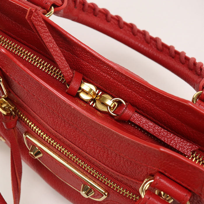 BALENCIAGA Classic Mini City BG94183 Handbag leather/Classic Mini City Women