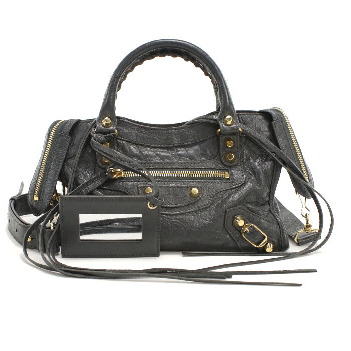 BALENCIAGA 2WAY Classic Mini City 300295 Handbag leather Women