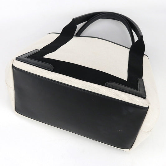 BALENCIAGA Navy Hippo Small 339933 Tote Bag canvas Women