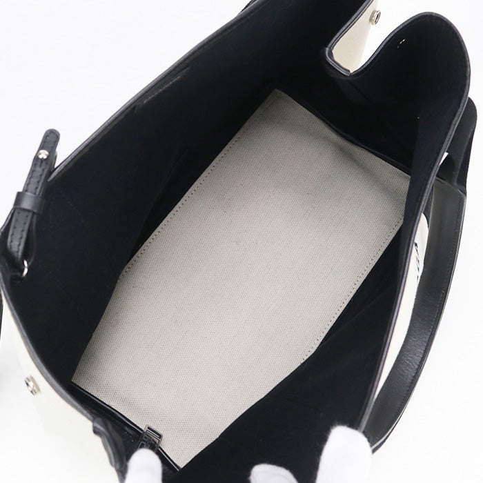 BALENCIAGA Navy Hippo Small 339933 Tote Bag canvas Women