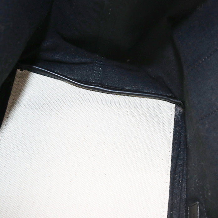 BALENCIAGA Navy Hippo Small 339933 Tote Bag canvas Women