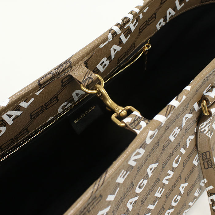 BALENCIAGA Balenciaga Signature 702698 210DH 2762 Tote Bag PVC Women