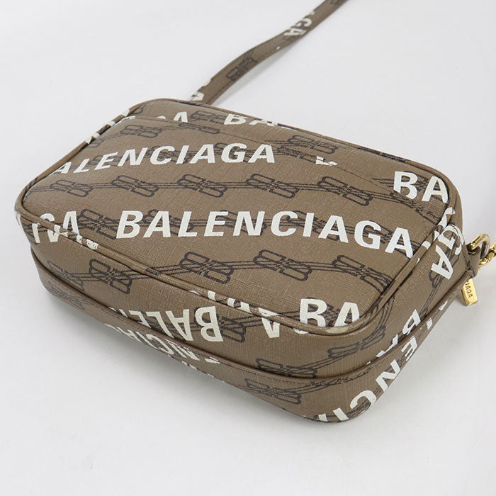 BALENCIAGA BB monogram 702701 210HA 2769 Diagonal shoulder bag Shoulder Bag PVC Women