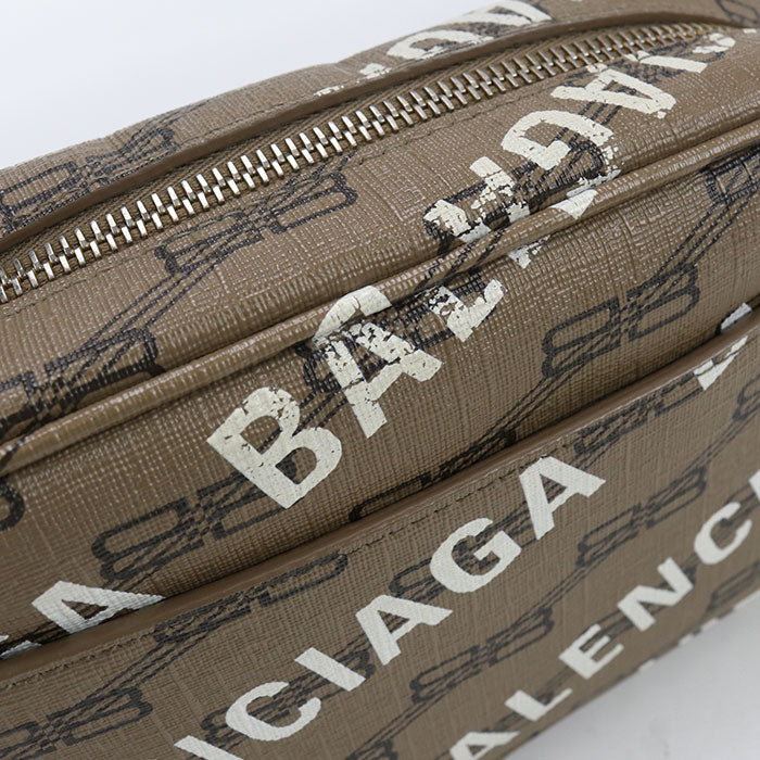 BALENCIAGA BB monogram 702701 210HA 2769 Diagonal shoulder bag Shoulder Bag PVC Women