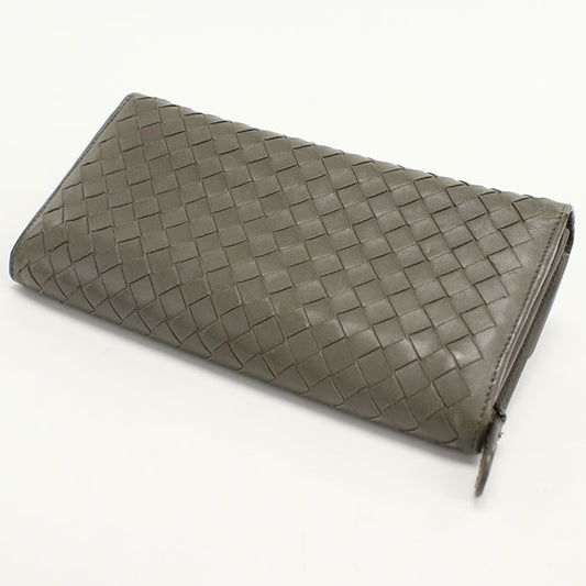 BOTTEGA VENETA Large flap wallet INTRECCIATO Purse folio / lambskin Women