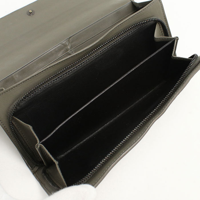 BOTTEGA VENETA Large flap wallet INTRECCIATO Purse folio / lambskin Women