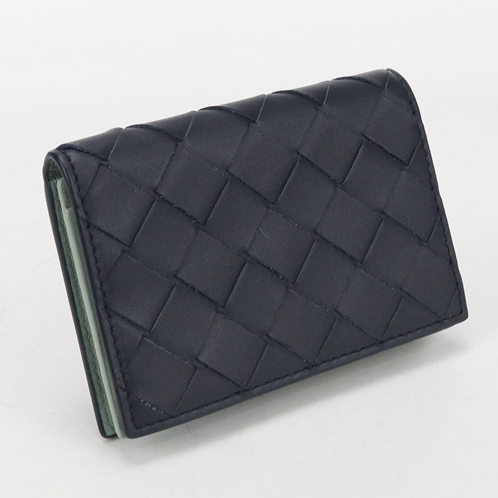 BOTTEGA VENETA Business Card Case INTRECCIATO name card holder Calfskin Men's