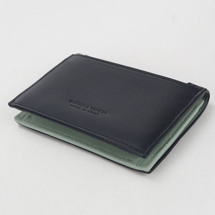 BOTTEGA VENETA Business Card Case INTRECCIATO name card holder Calfskin Men's
