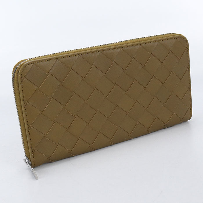 BOTTEGA VENETA Zip around wallet INTRECCIATO PurseZip Around Calfskin Men's