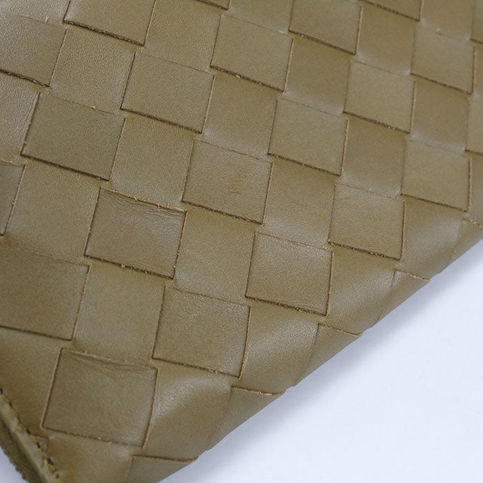 BOTTEGA VENETA Zip around wallet INTRECCIATO PurseZip Around Calfskin Men's