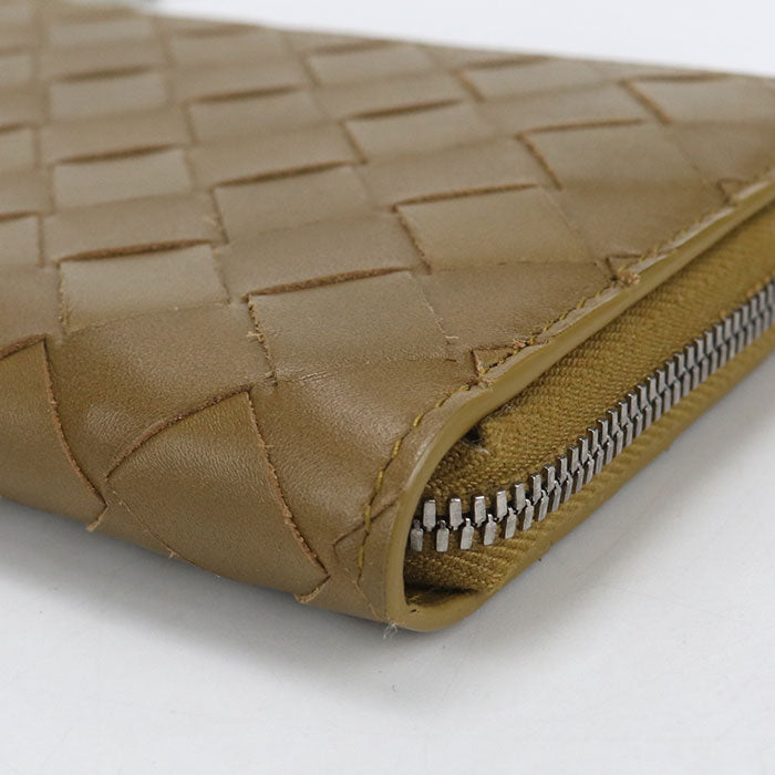 BOTTEGA VENETA Zip around wallet INTRECCIATO PurseZip Around Calfskin Men's