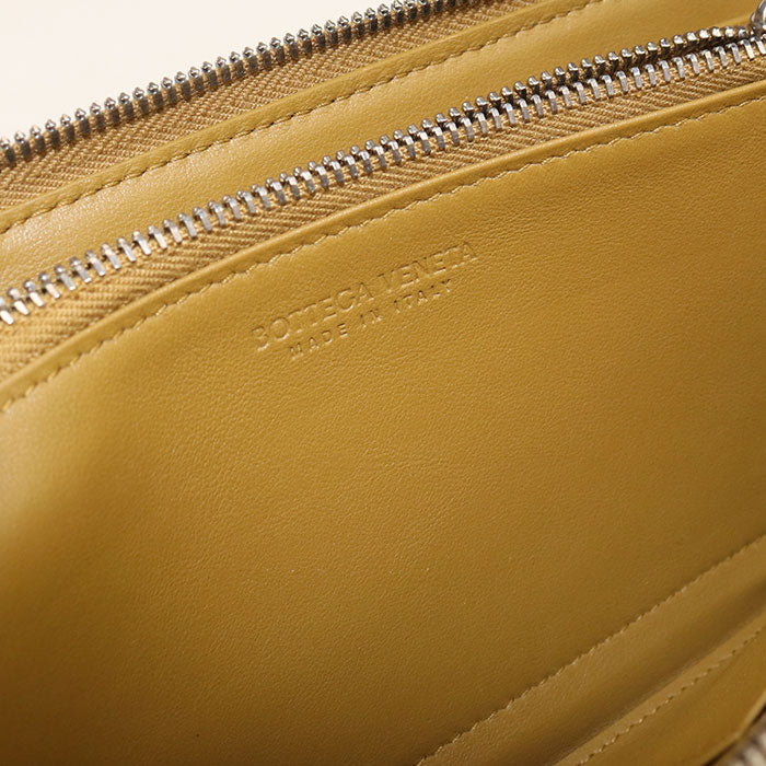 BOTTEGA VENETA Zip around wallet INTRECCIATO PurseZip Around Calfskin Men's