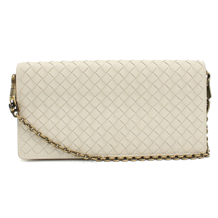 BOTTEGA VENETA Chain wallet INTRECCIATO 586906 Chain wallet leather Women