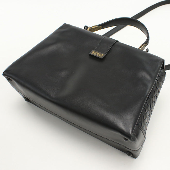 BOTTEGA VENETA 2WAY INTRECCIATO BO91146 Tote Bag leather/2WAY handbag Women