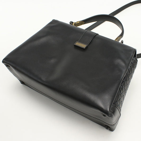 BOTTEGA VENETA 2WAY INTRECCIATO BO91146 Tote Bag leather/2WAY handbag Women