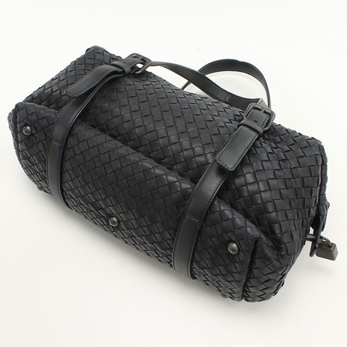 BOTTEGA VENETA INTRECCIATO Mini Boston leather Women