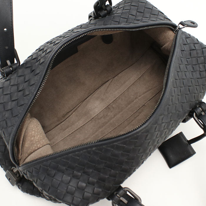 BOTTEGA VENETA INTRECCIATO Mini Boston leather Women