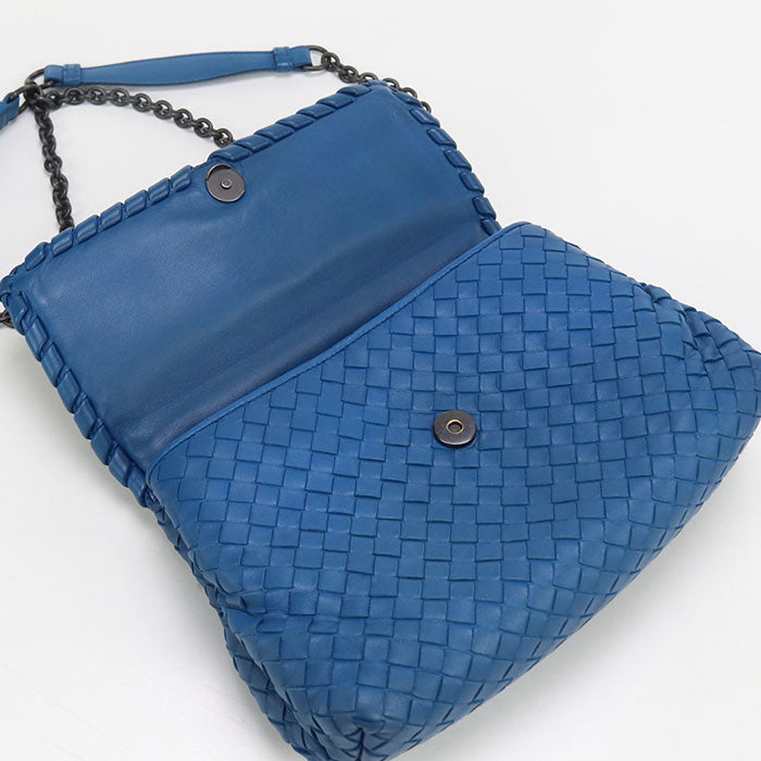 BOTTEGA VENETA Chain INTRECCIATO Shoulder Bag leather/ChainShoulder Bag Women