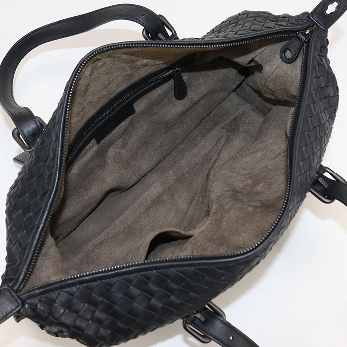 BOTTEGA VENETA INTRECCIATO Mini Boston leather Women