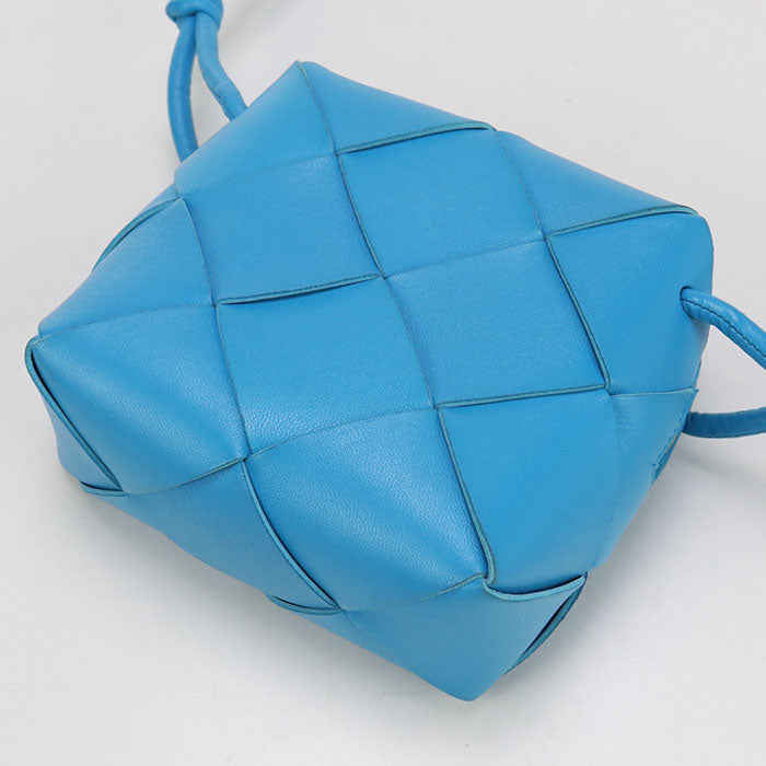 BOTTEGA VENETA mini cassette camera bag INTRECCIATO 701915 Diagonal shoulder bag Shoulder Bag lambskin Women