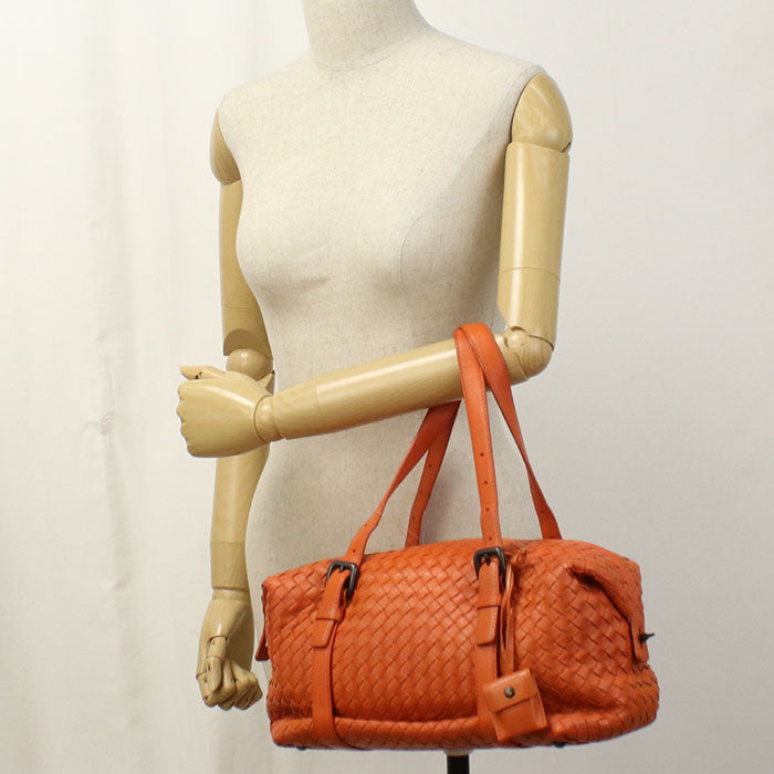 BOTTEGA VENETA INTRECCIATO 272801 V0016 7561 Mini Boston leather Women