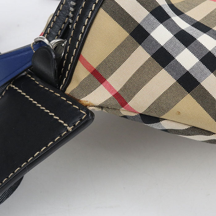 BURBERRY Belt bag Nova Check body bag cotton/polyester Men's