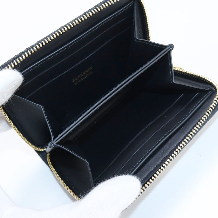 BURBERRY Quilted zip wallet 42000 BU76072 Coin Pocket leather/Quilted zip wallet Women