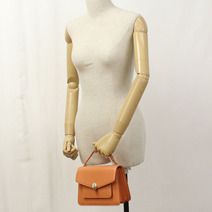 BVLGARI 2WAY Serpenti Forever Shoulder Bag leather Women's
