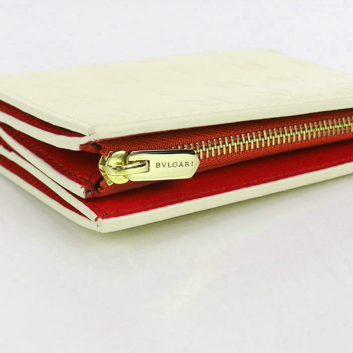 BVLGARI Logo mania Bifold Wallet Calfskin Women