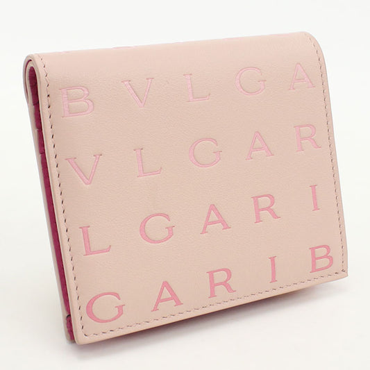 BVLGARI Logo mania Bifold Wallet Calfskin Women