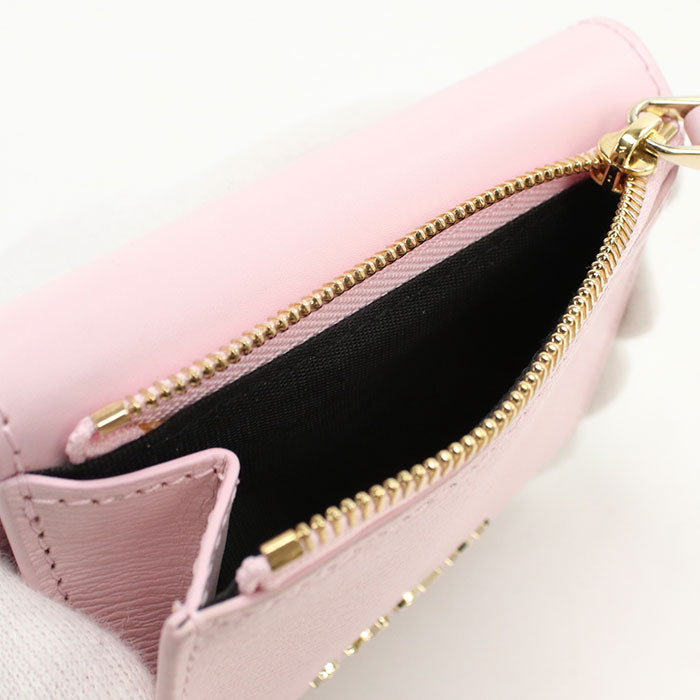 BVLGARI Serpenti Forever Three fold wallet Calfskin Women's