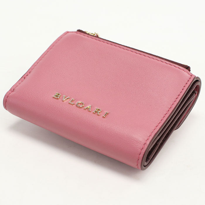 BVLGARI Serpenti Forever Three fold wallet Calfskin Women's