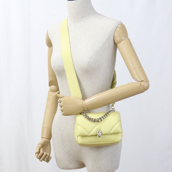 BVLGARI 2WAY Serpenti Forever Handbag Calfskin Women