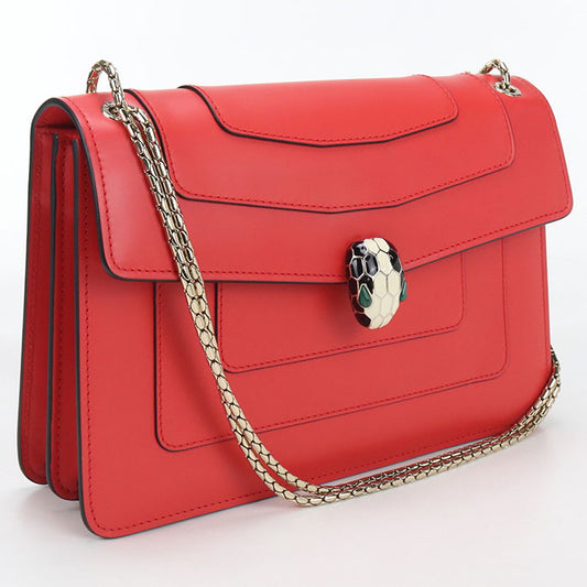 BVLGARI Chain Serpenti Forever Shoulder Bag Calfskin Women's