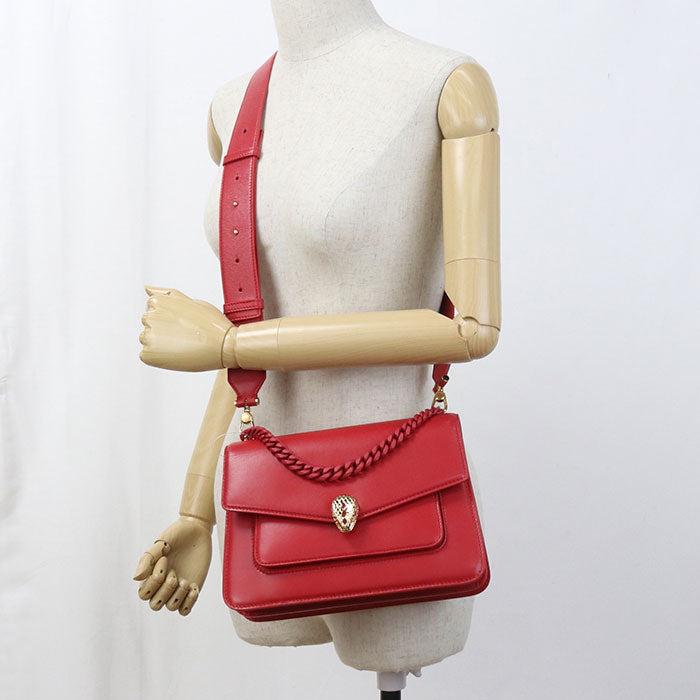 BVLGARI 2WAYShoulder Bag Serpenti Forever Diagonal shoulder bag Shoulder Bag Calfskin Women