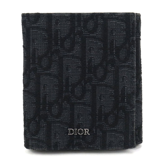 Dior Dior Oblique 2ESBH081YSE Tri-fold wallet/Jacquard mens