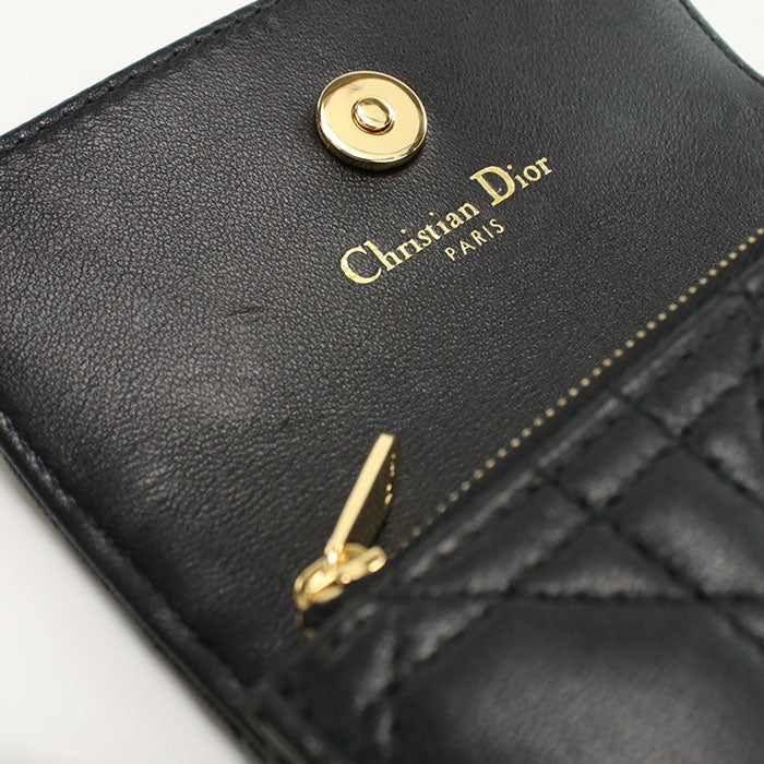 DIOR Jolie Glycine Wallet DIOR S3102UNJB_M900 Coin Pocket lambskin Women