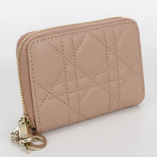 Dior Zip coin case small Lady Dior S0985ONMJ Coin Pocket leather Women