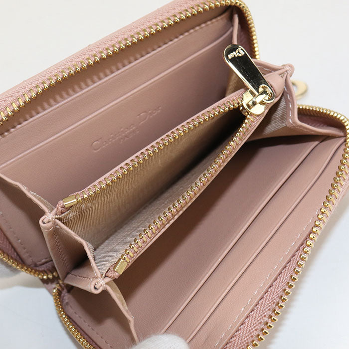 Dior Zip coin case small Lady Dior S0985ONMJ Coin Pocket leather Women