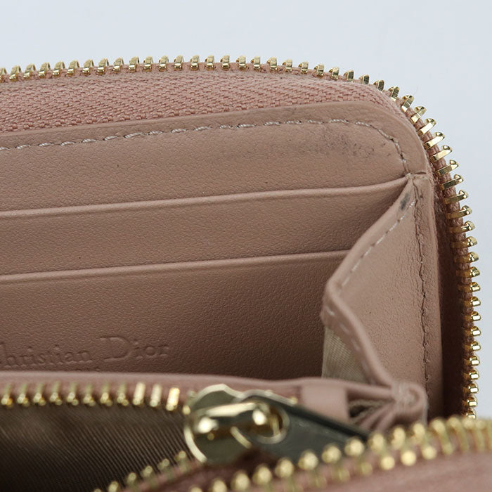 Dior Zip coin case small Lady Dior S0985ONMJ Coin Pocket leather Women