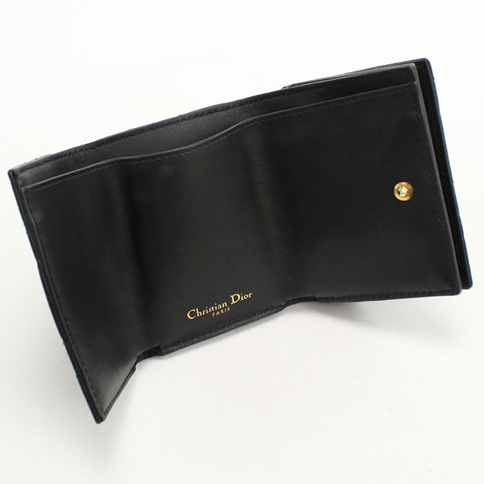 Dior Dior Caro Tri-fold wallet Calfskin Women
