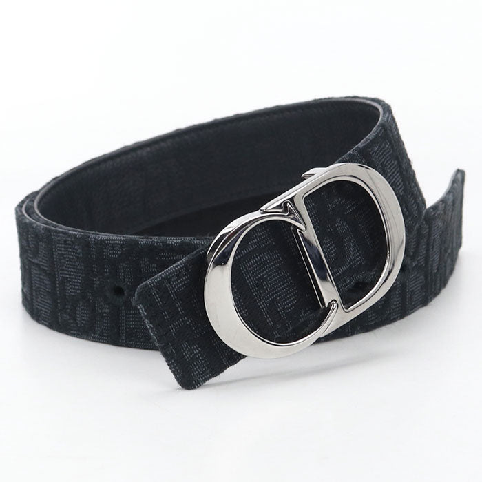 Dior reversible Dior Oblique 23MA 0245 belt Jacquard Men's