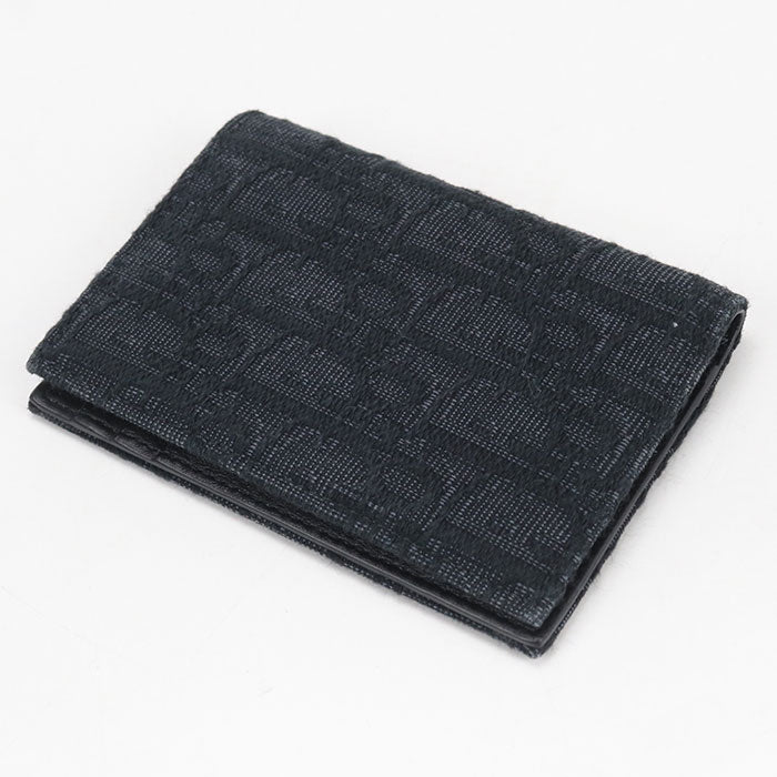Dior Bifold card holder Dior Oblique 2ESCH138YSE Card Case Jacquard Men's