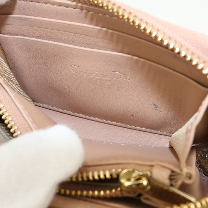 Dior Coin case Lady Dior Coin Pocket lambskin Women's