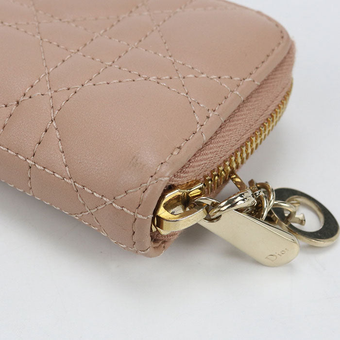 Dior Coin case Lady Dior Coin Pocket lambskin Women's